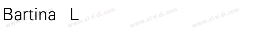 Bartina Light字体转换